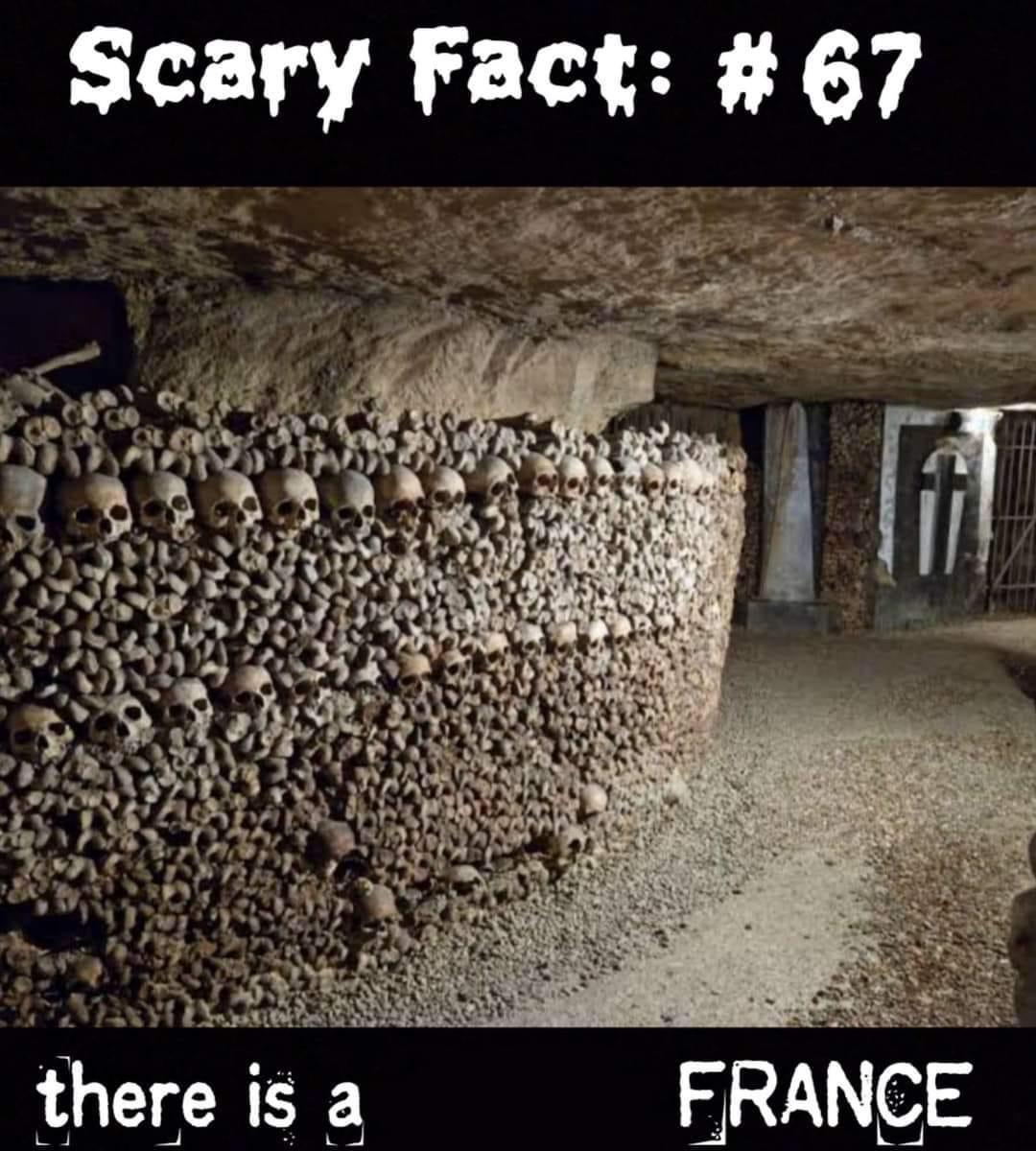 Scary fact: #67. there is a FRANCE